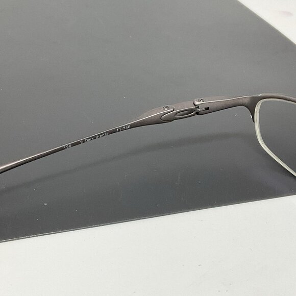 Oakley Eyeglasses 11-746 Chain 6.0 Titanium Dk Bronze Half Rim Metal Frame 48mm main image 14